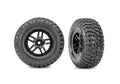 Traxxas 5883-BLK — Traxxas 5883-BLK SCT Black Split-Spoke Wheels & BFGoodrich Tires (2)