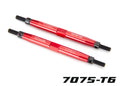 Traxxas 5939R — Traxxas 5939R TUBES 88 mm Red Aluminum Toe Links (2)