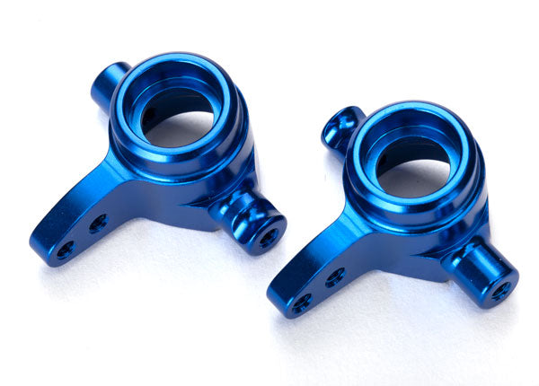 Traxxas 6439 — Traxxas 6439 Blue Aluminum Steering Blocks (L&R)