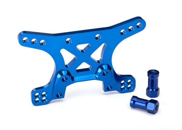 Traxxas 6440 — Traxxas 6440 XO-1 Blue Aluminum Front Shock Tower