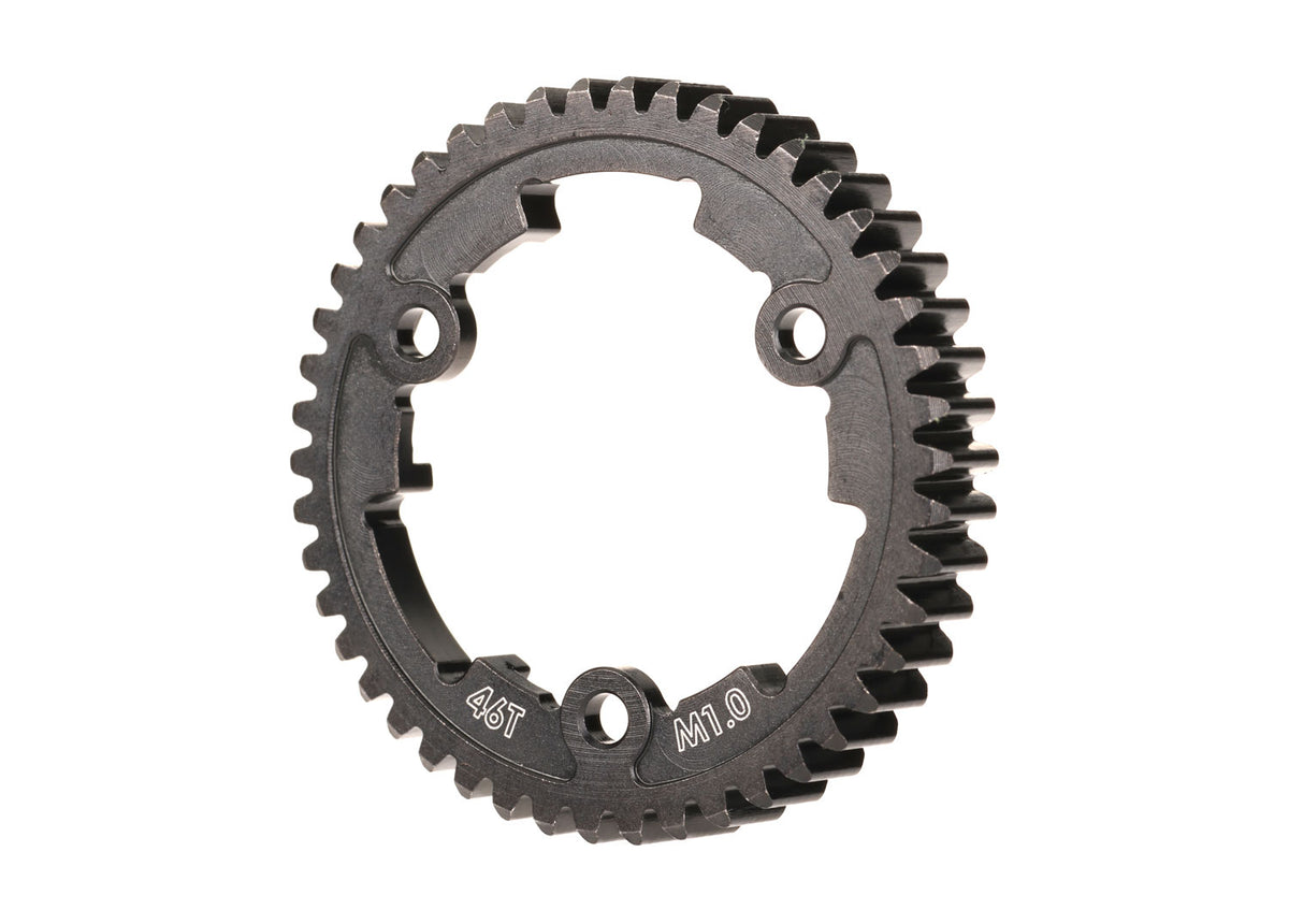 Traxxas 6442 — Traxxas 6442 46-Tooth Wide-Face Machined-Steel Spur Gear (1.0)