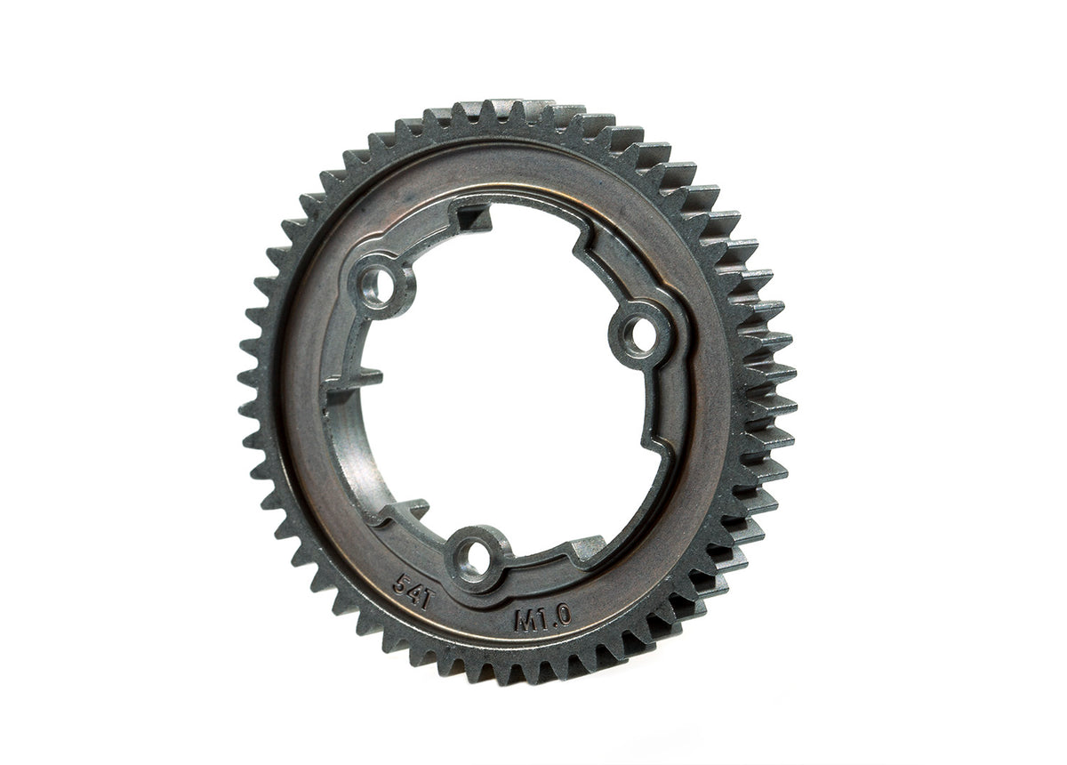 Traxxas 6449R — Traxxas 6449R 54-Tooth Wide-Face Steel Spur Gear (1.0 Mod)
