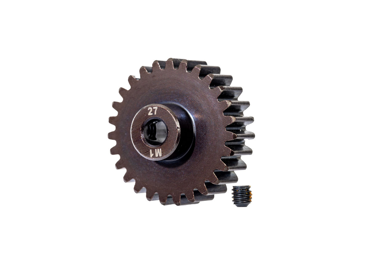 Traxxas 6480R — Traxxas 6480R 27-Tooth Machined Pinion Gear (1.0 Mod) 5 mm Bore