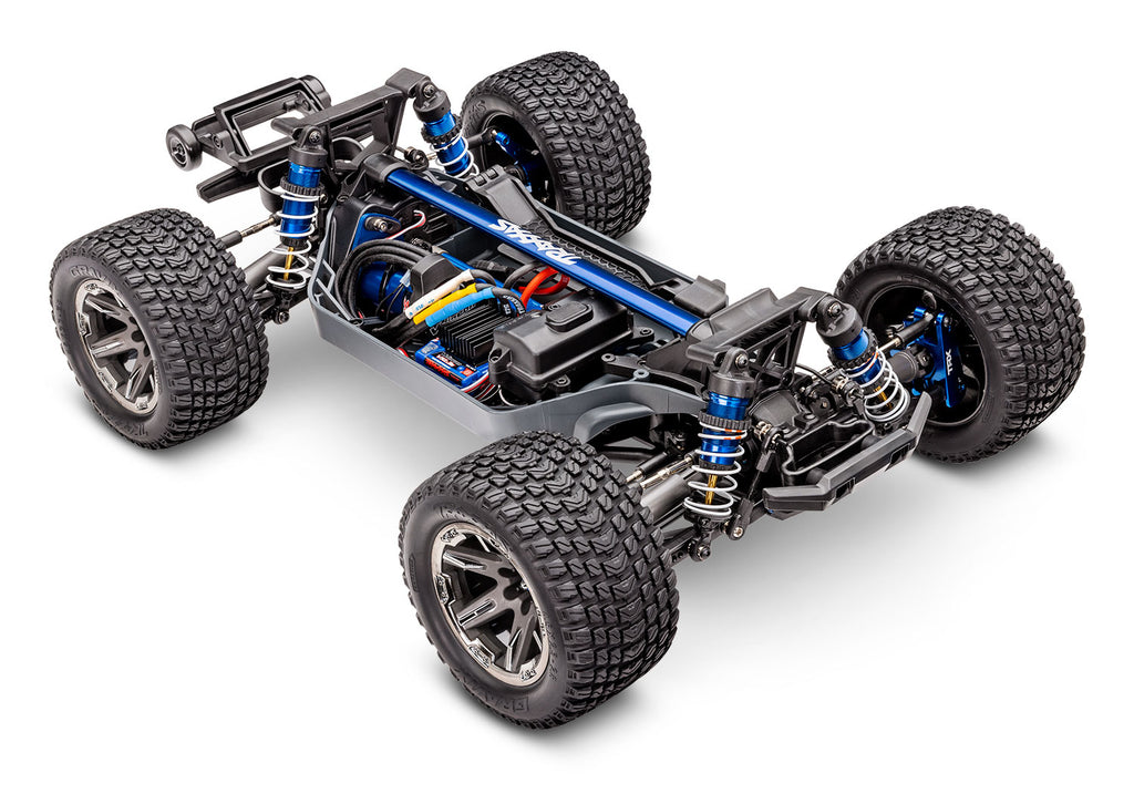 Traxxas 67097-4-BLUE — Traxxas 67097-4-BLUE Rustler 4X4 VXL Ultimate