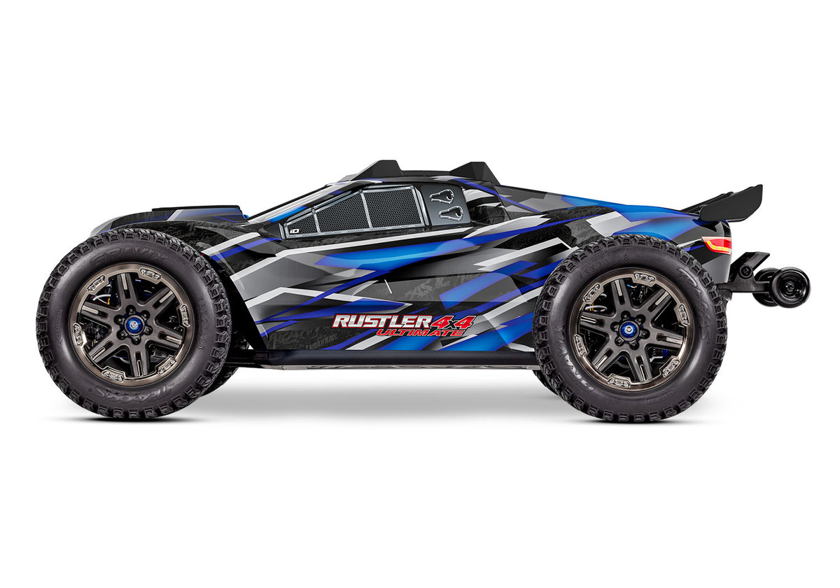 Traxxas 67097-4-BLUE — Traxxas 67097-4-BLUE Rustler 4X4 VXL Ultimate