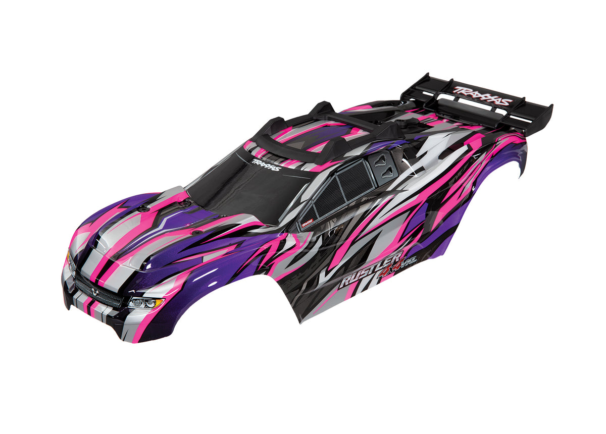 Traxxas 6717P — Traxxas 6717P Rustler 4X4 VXL Pink Body