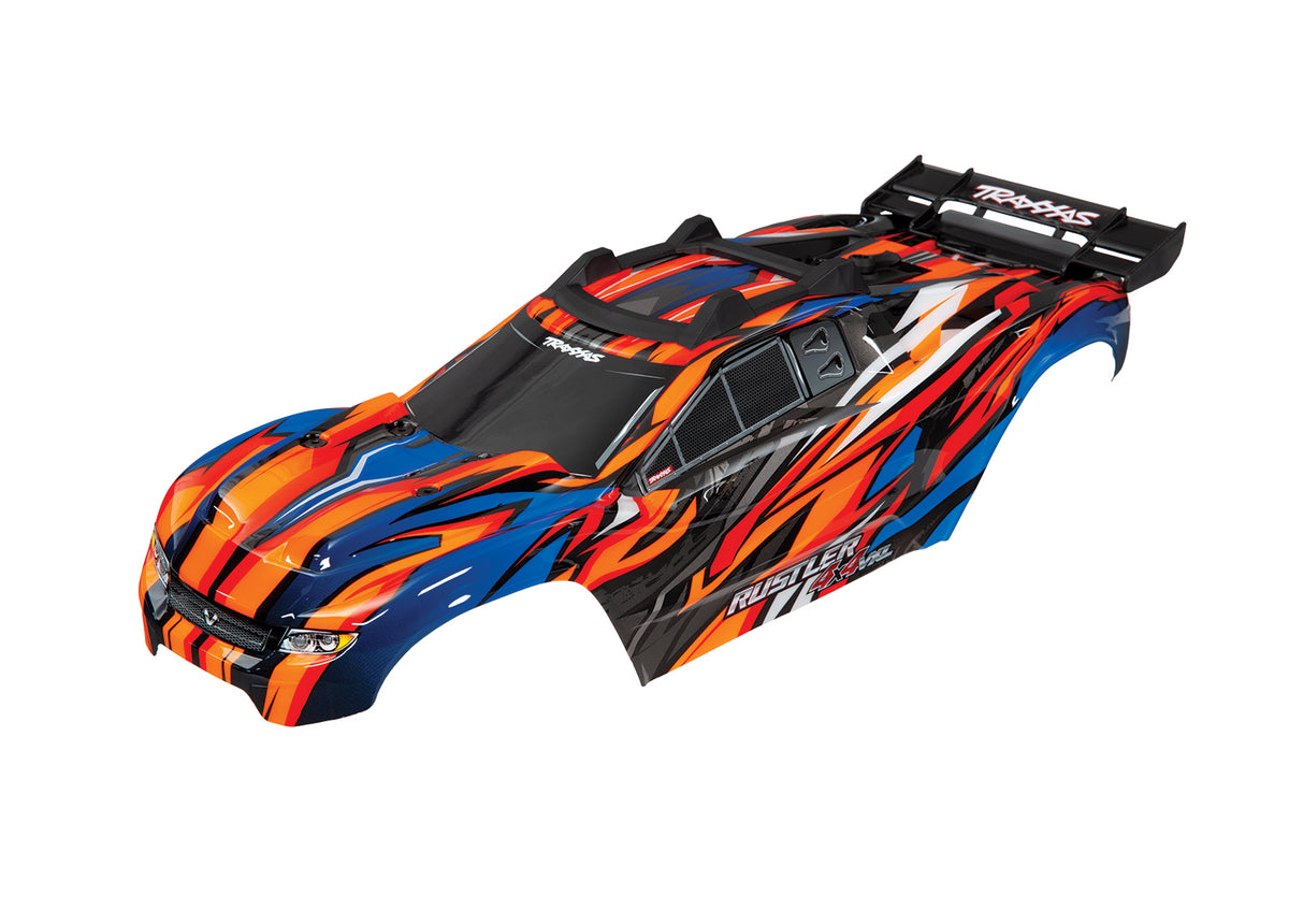 Traxxas 6717T — Traxxas 6717T Rustler 4X4 VXL Orange Body