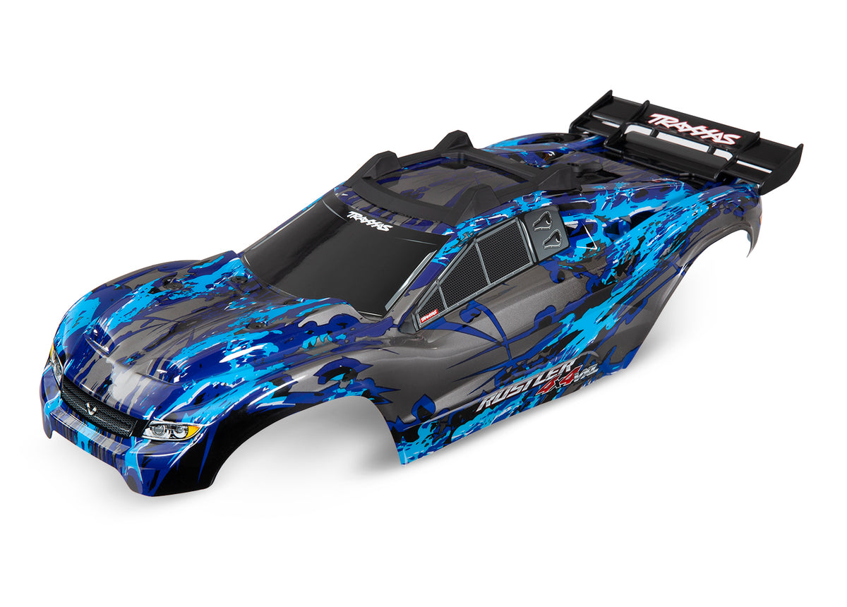Traxxas 6717X — Traxxas 6717X Rustler 4X4 VXL Silver Body