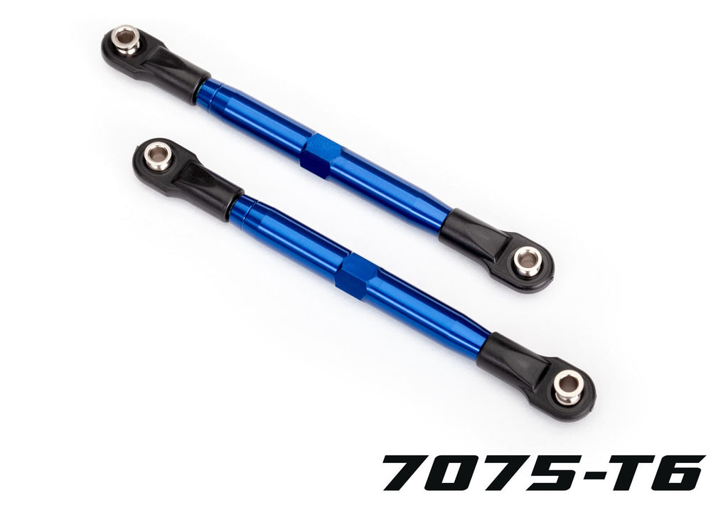 Traxxas 6742X — Traxxas 6742X TUBES 87 mm Blue Aluminum Toe Links (2)