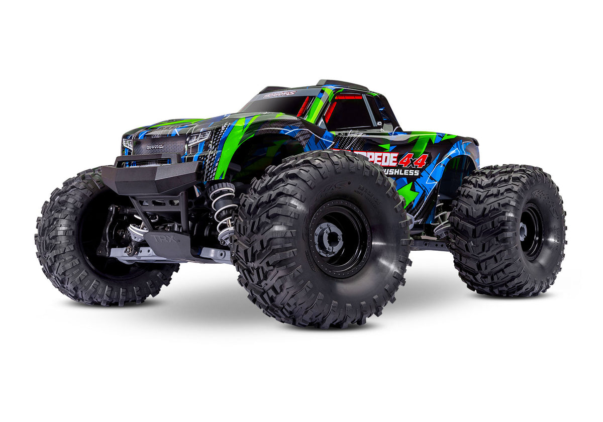 Traxxas 67454-4-GRN — Traxxas 67454-4-GRN Stampede 4X4 Brushless