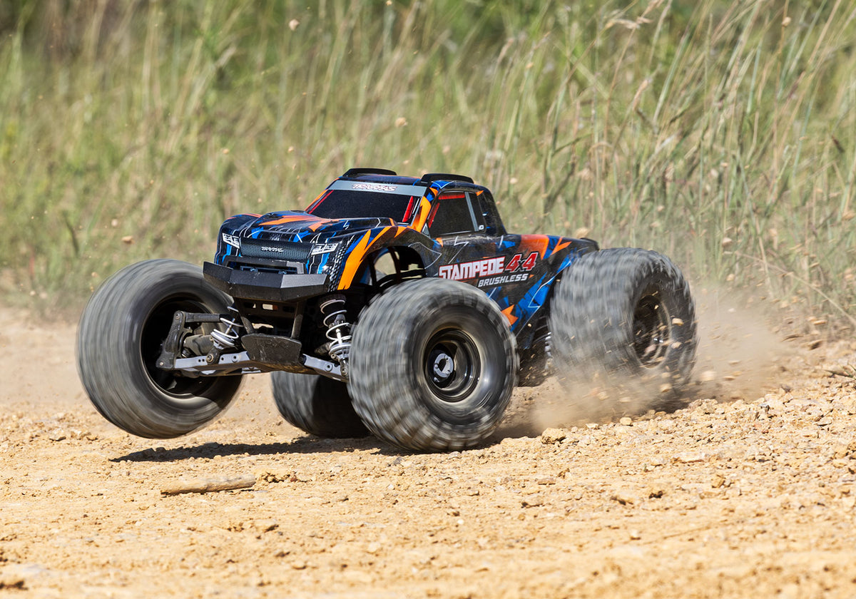 Traxxas 67454-4-ORNG — Traxxas 67454-4-ORNG Stampede 4X4 Brushless