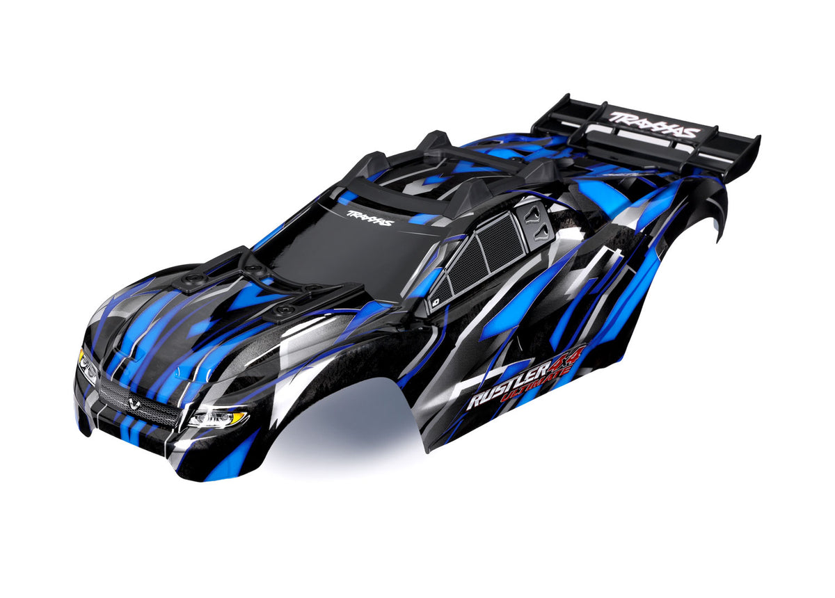 Traxxas 6749-BLUE — Traxxas 6749-BLUE Rustler 4X4 Ultimate Blue Body