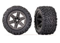 Traxxas 6763 — Traxxas 6763 RXT 2.8" Gray Wheels & Talon EXT Tires (2)