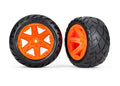 Traxxas 6768A — Traxxas 6768A RXT 2.8" Orange Wheels & Anaconda Tires (2)