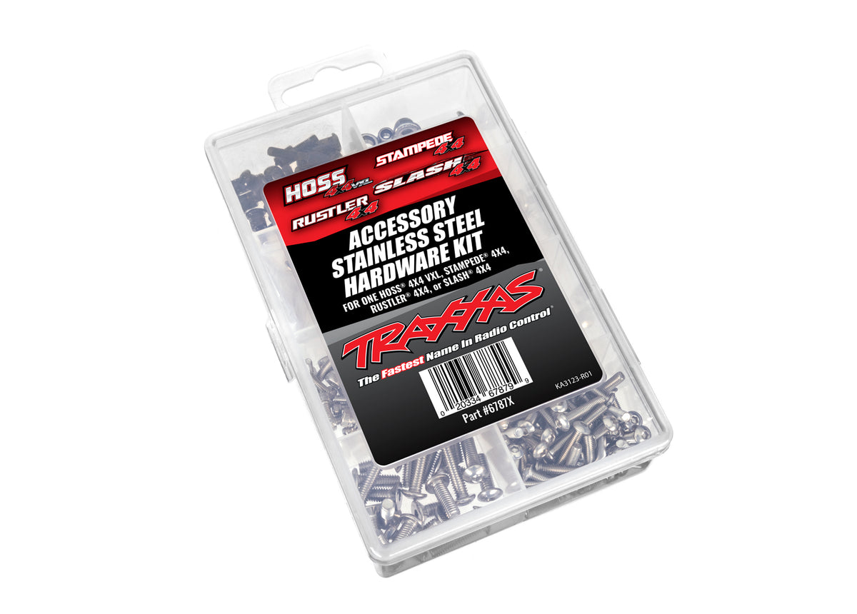 Traxxas 6787X — Traxxas 6787X 4X4 Stainless Hardware Kit
