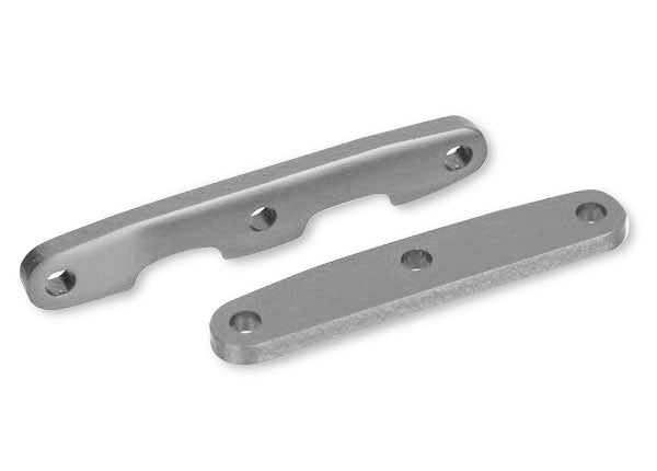 Traxxas 6823-GRAY — Traxxas 6823-GRAY Gray Aluminum Tie Bars (F&R)