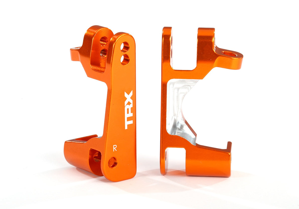 Traxxas 6832A — Traxxas 6832A Orange Aluminum Caster Blocks (L&R)