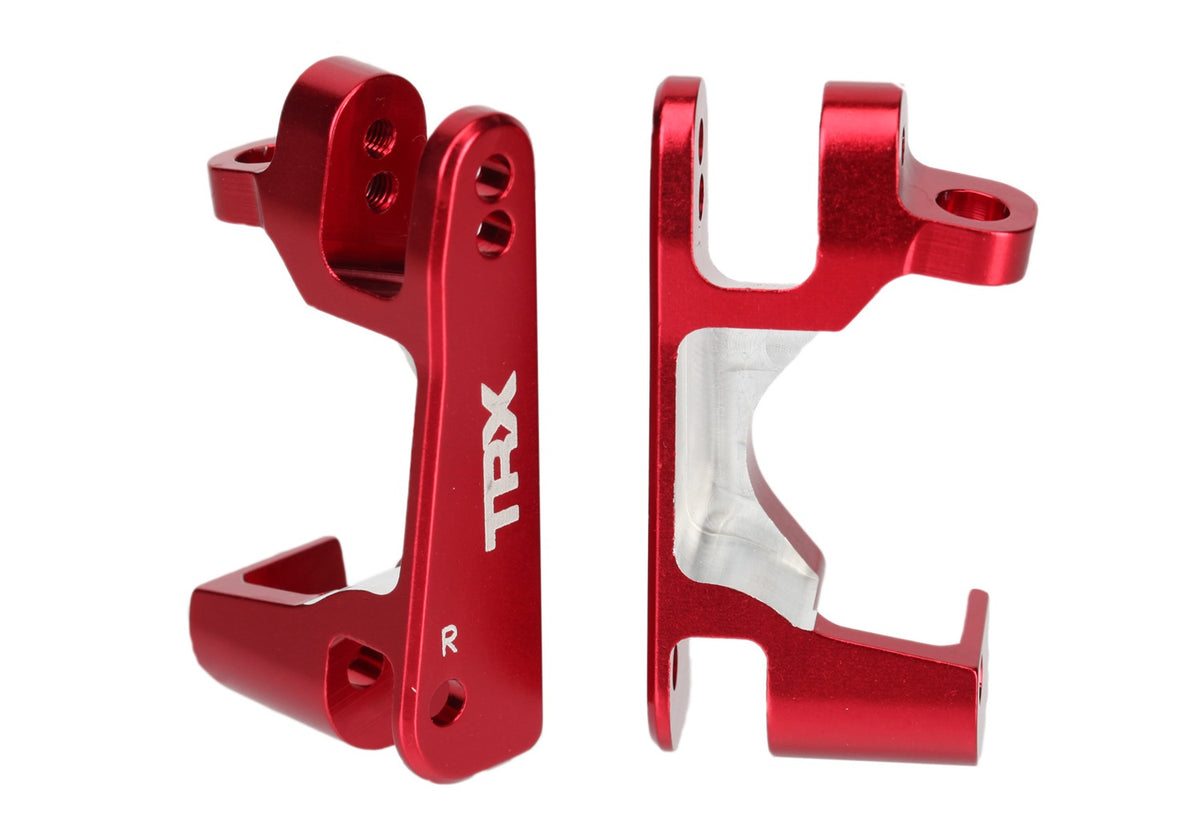 Traxxas 6832R — Traxxas 6832R Red Aluminum Caster Blocks (L&R)