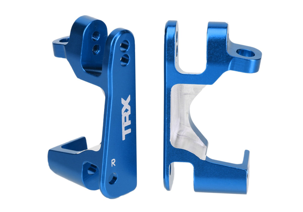 Traxxas 6832X — Traxxas 6832X Blue Aluminum Caster Blocks (L&R)