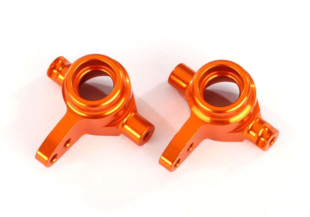 Traxxas 6837A — Traxxas 6837A Orange Aluminum Steering Blocks (L&R)