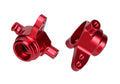 Traxxas 6837R — Traxxas 6837R Red Aluminum Steering Blocks (L&R)