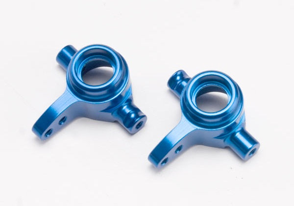 Traxxas 6837X — Traxxas 6837X Blue Aluminum Steering Blocks (L&R)