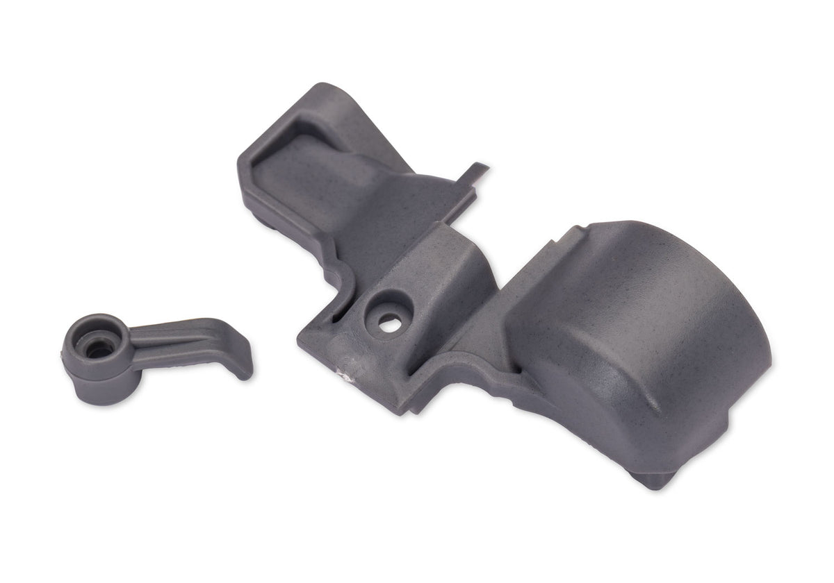 Traxxas 6877-SLGRY — Traxxas 6877-SLGRY Slate Gray Gear Cover & Wire Retainer