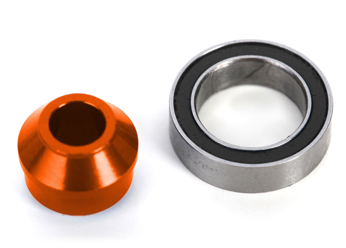 Traxxas 6893-ORNG — Traxxas 6893-ORNG Orange Aluminum Bearing Adapter