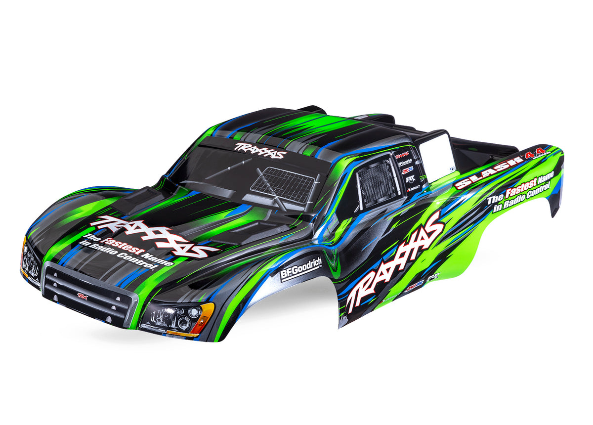 Traxxas 6932-GRN — Traxxas 6932-GRN Slash Green Clipless Body
