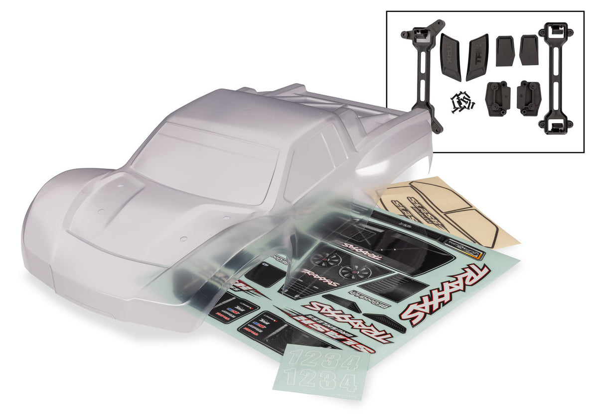 Traxxas 6958R — Traxxas 6958R Slash 4X4 Heavy-Duty Clear Clipless Body