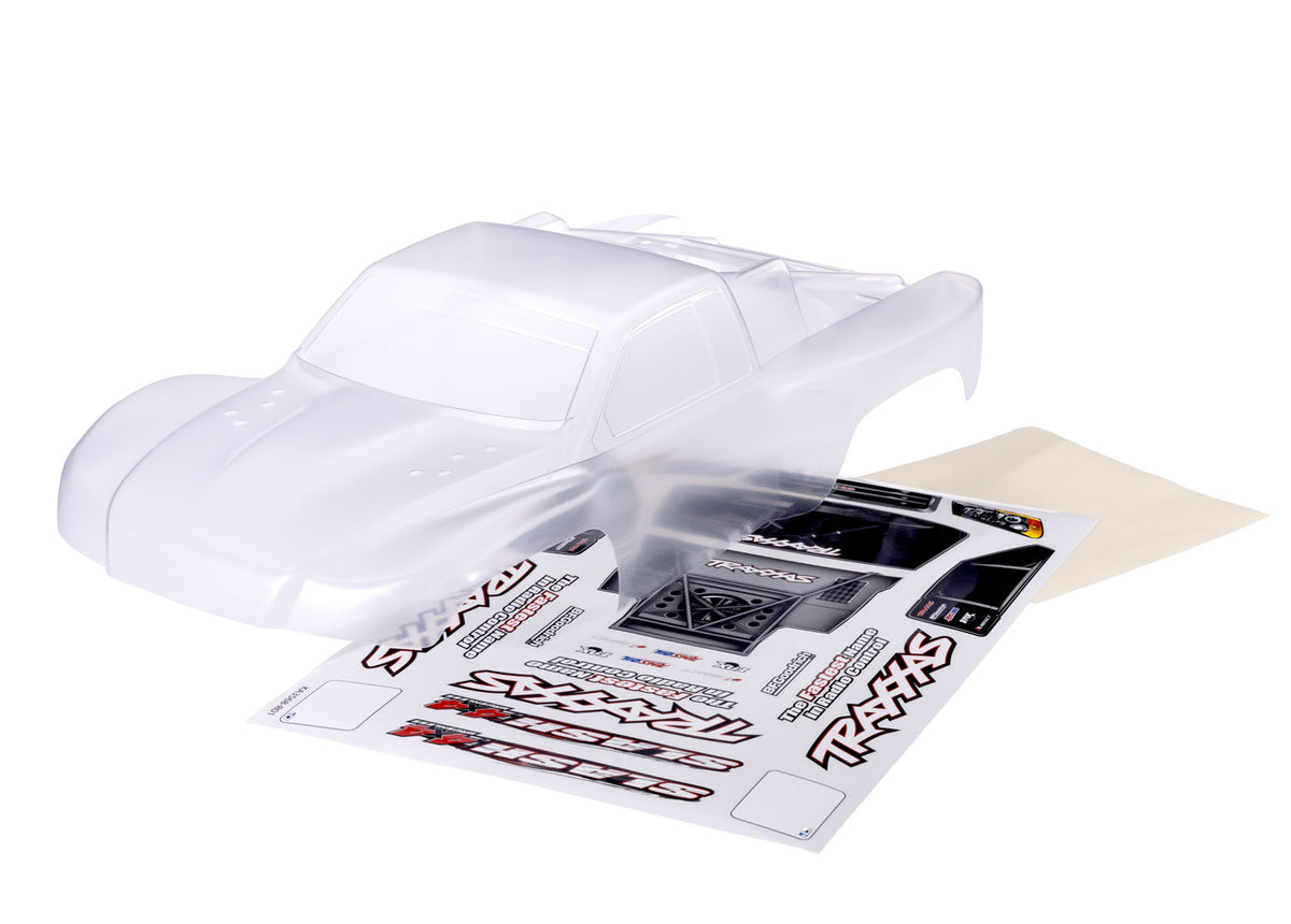 Traxxas 6965R — Traxxas 6965R Slash Heavy-Duty Clear Clipless Body