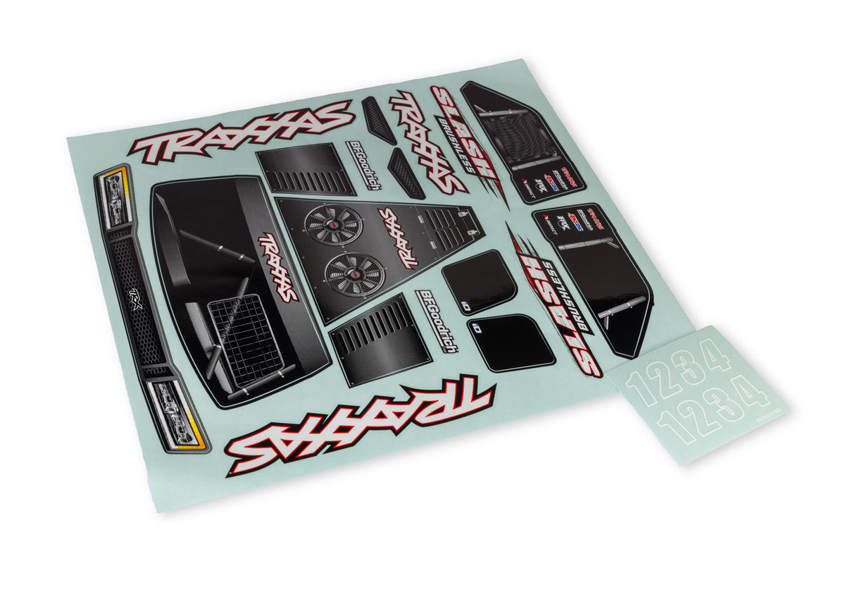 Traxxas 6981 — Traxxas 6981 Slash Decal Sheets