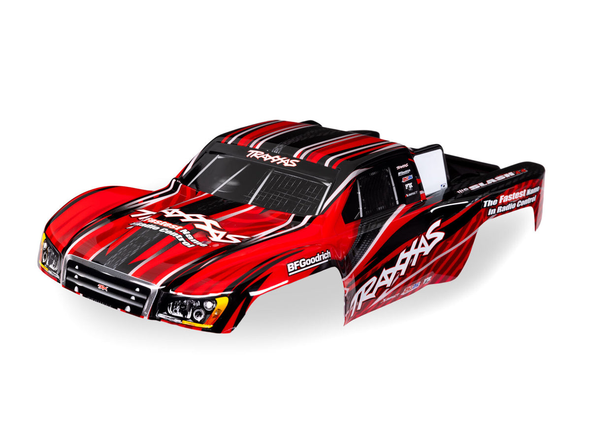 Traxxas 7027-RED — Traxxas 7027-RED 1/16 Slash 4X4 Red Body