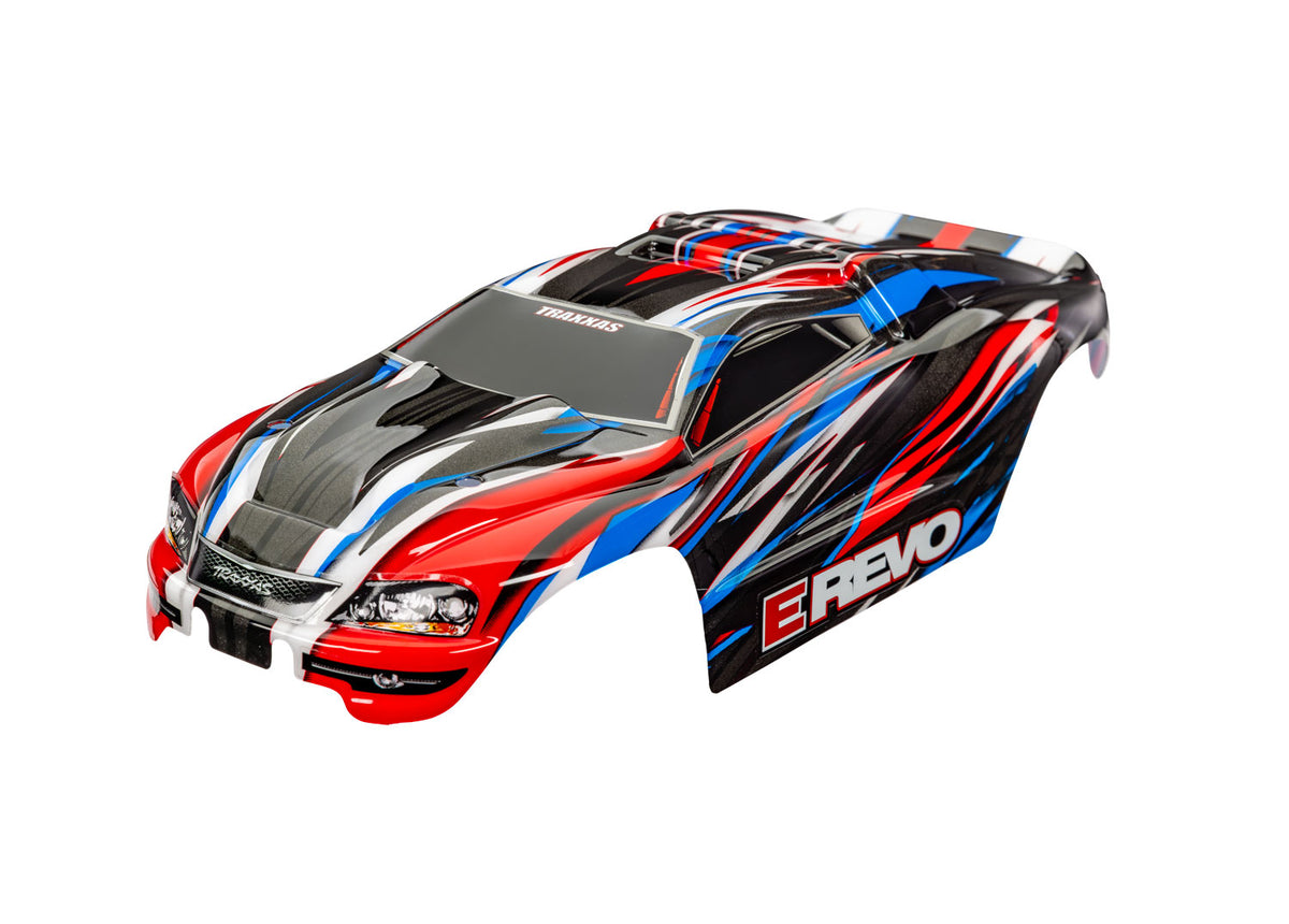 Traxxas 7115-RBLU — Traxxas 7115-RBLU 1/16 E-Revo Red Body