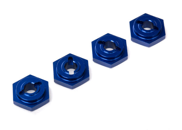 Traxxas 7154X — Traxxas 7154X 12 mm Blue Aluminum Wheel Hubs