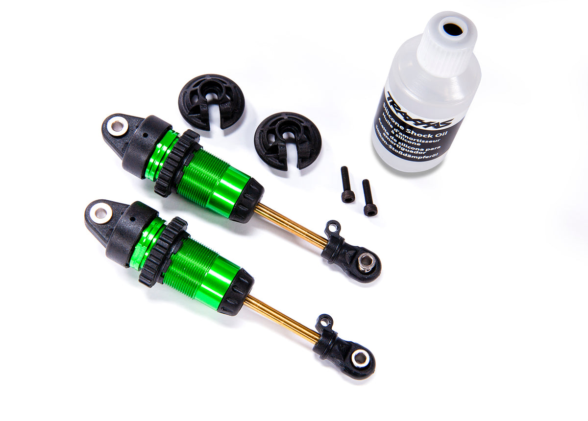 Traxxas 7461G — Traxxas 7461G 1/10 Green Aluminum Long GTR Shocks (2)