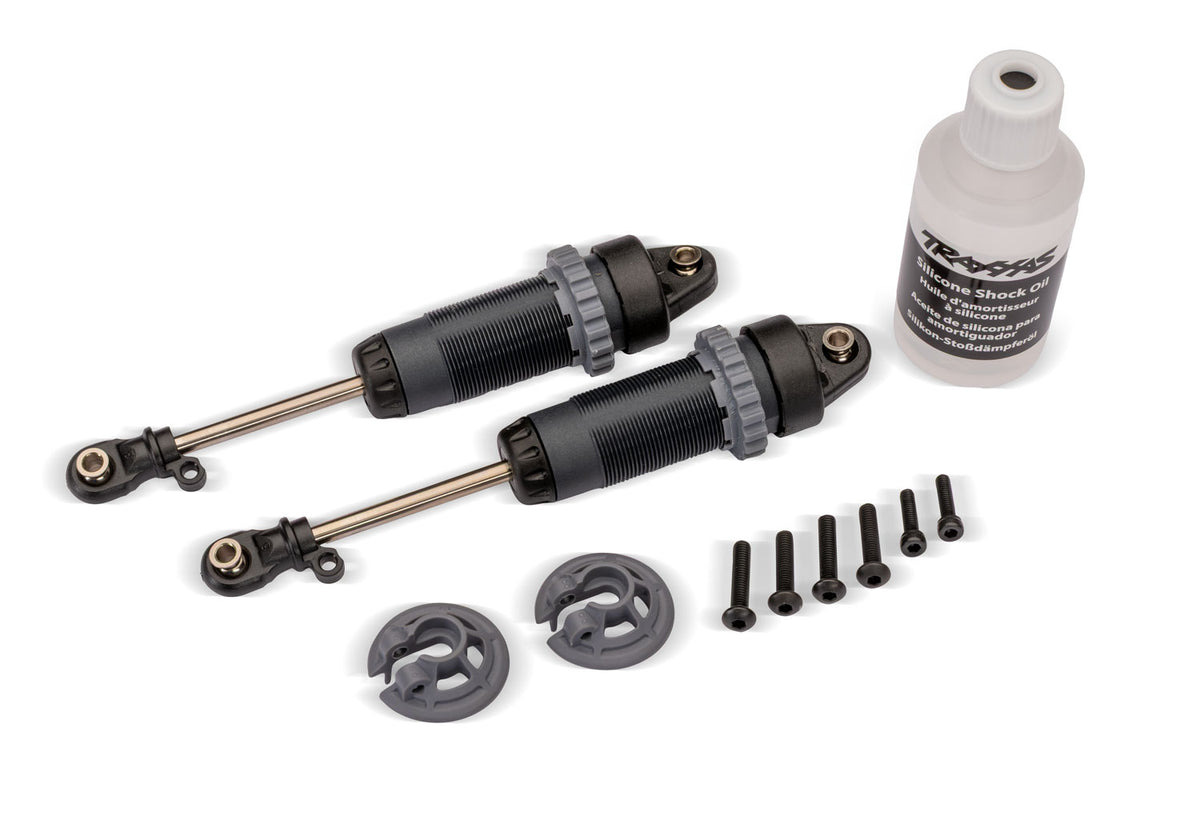 Traxxas 7462-STGRY — Traxxas 7462-STGRY 1/10 Steel-Gray XX-Long GTR Shocks (2)