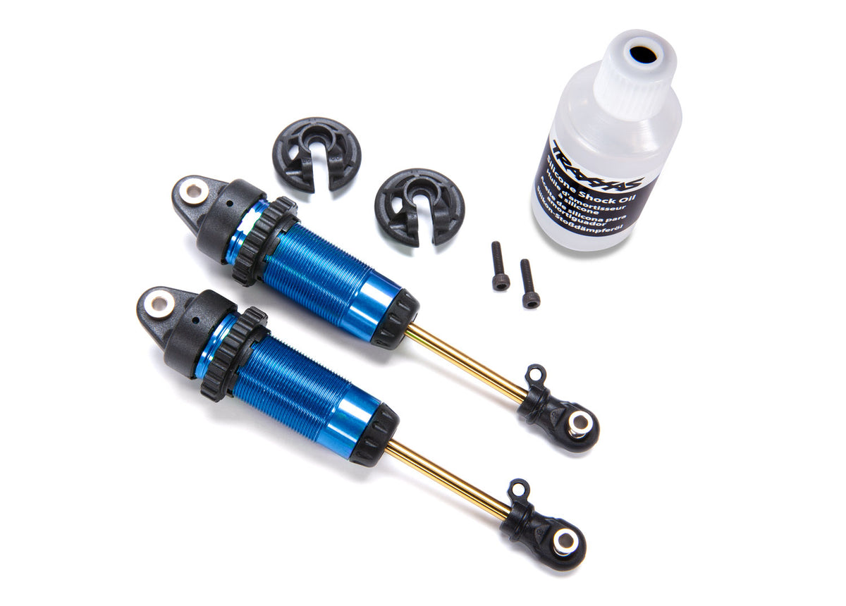 Traxxas 7462 — Traxxas 7462 1/10 Blue Aluminum XX-Long GTR Shocks (2)