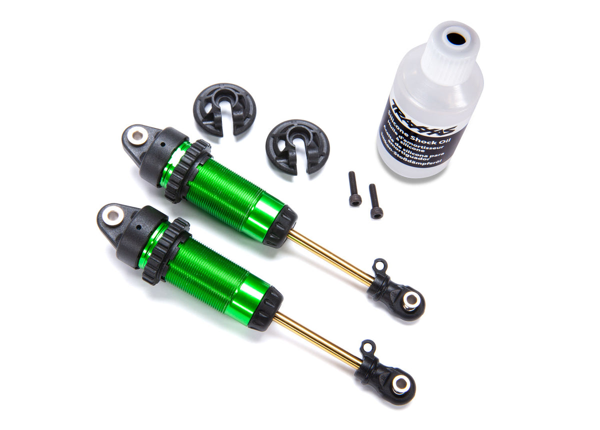 Traxxas 7462G — Traxxas 7462G 1/10 Green Aluminum XX-Long GTR Shocks (2)