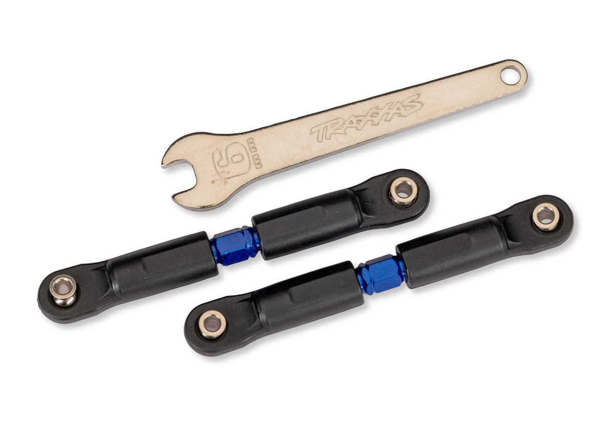 Traxxas 7491-BLUE — Traxxas 7491-BLUE Blue Steel Extra-Short Camber Links (2)