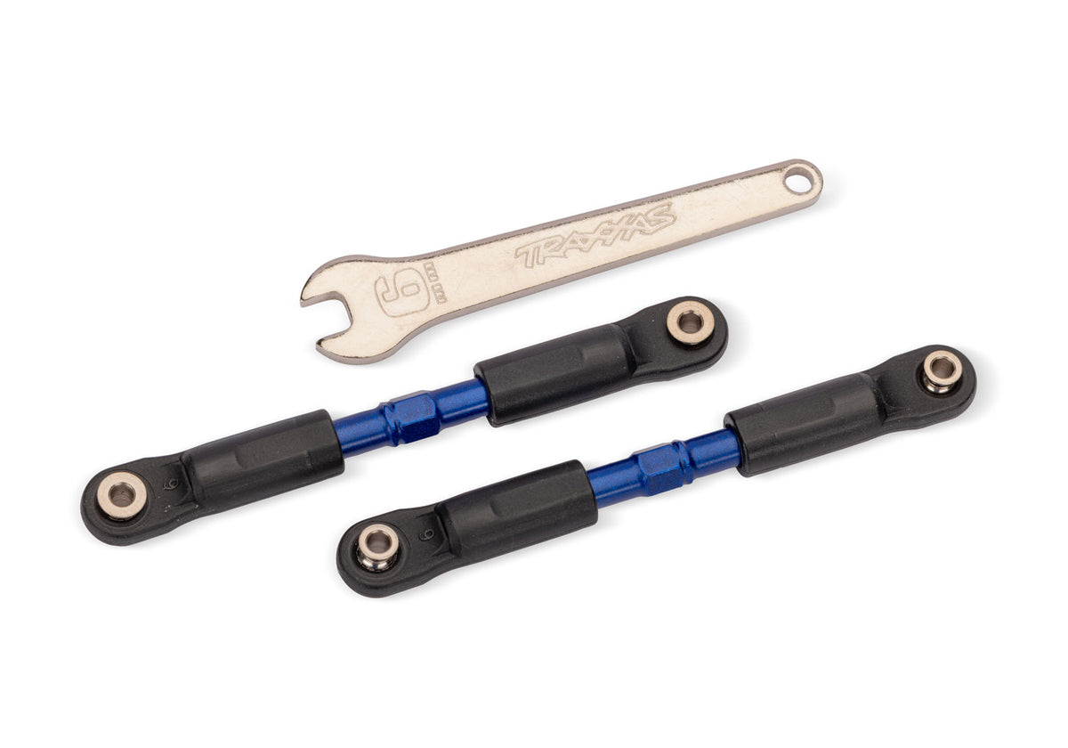 Traxxas 7493-BLUE — Traxxas 7493-BLUE 73 mm Adjustable Blue Steel Long Camber Links (2)
