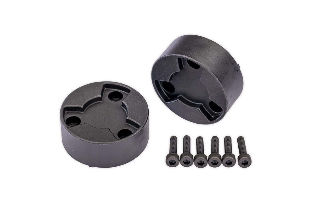 Traxxas 7626 — Traxxas 7626 X-Truck Black Center Caps (2)