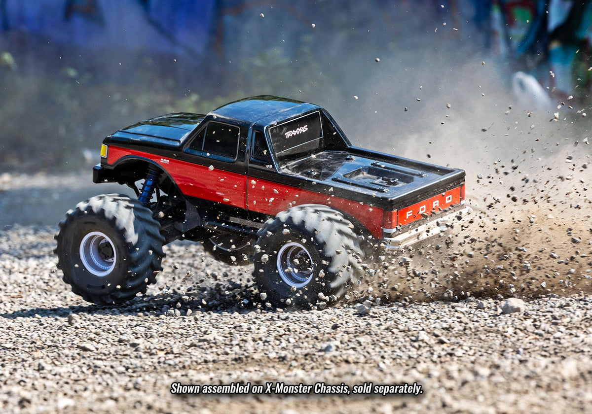 Traxxas 7691-BLK — Traxxas 7691-BLK Black X-Monster Ford F-150 Body