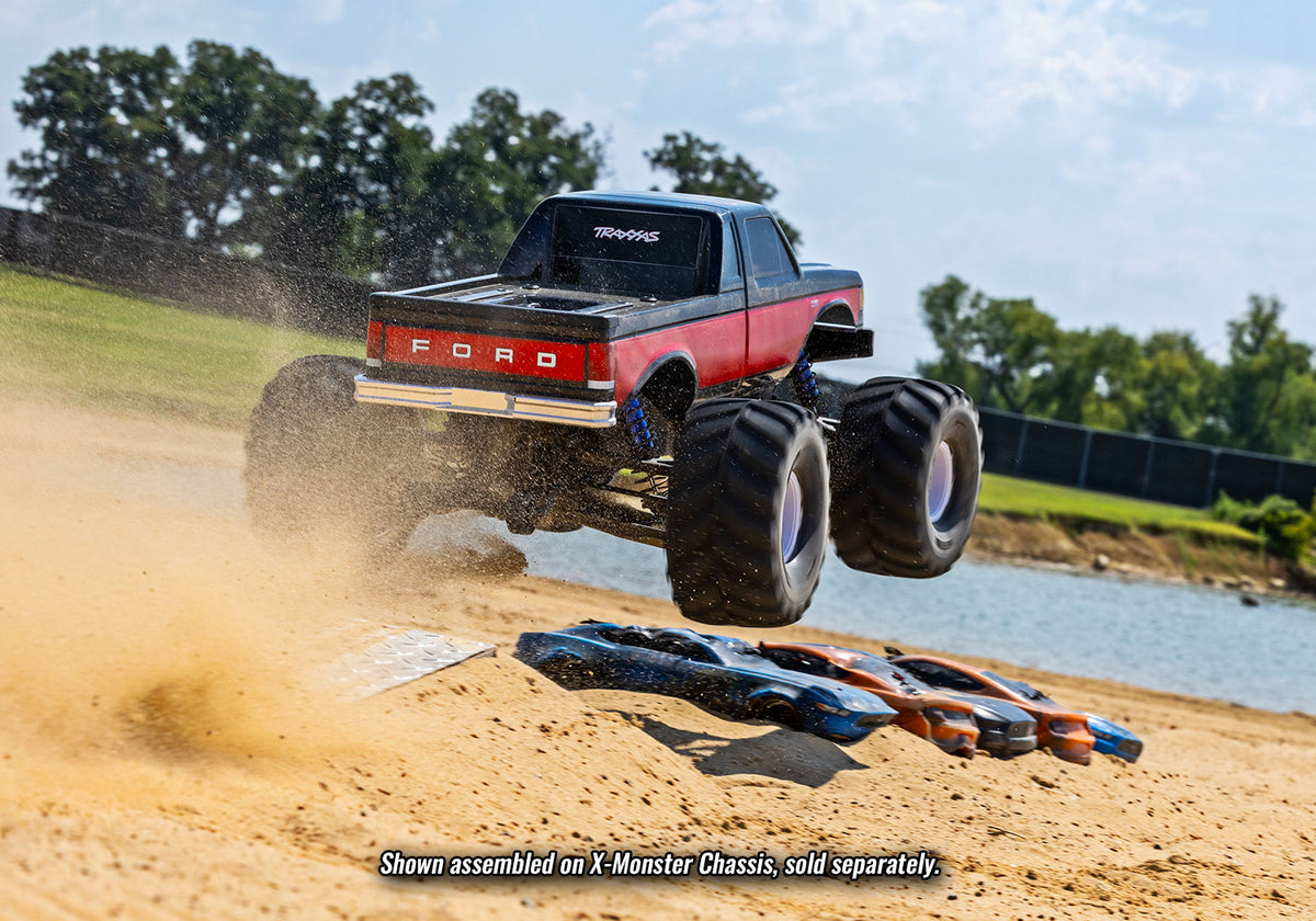 Traxxas 7691-BLK — Traxxas 7691-BLK Black X-Monster Ford F-150 Body