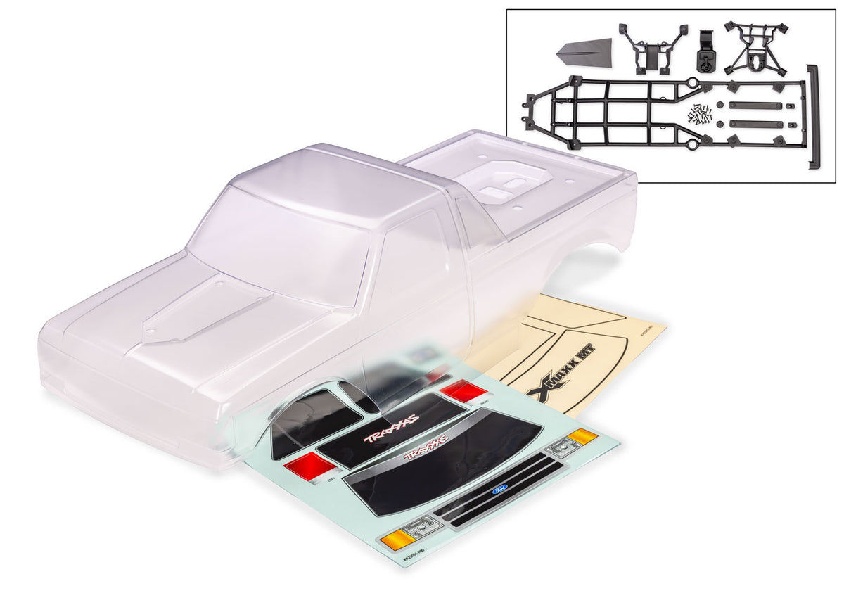 Traxxas 7691R — Traxxas 7691R Heavy Duty X-Monster Ford F-150 Clear Body