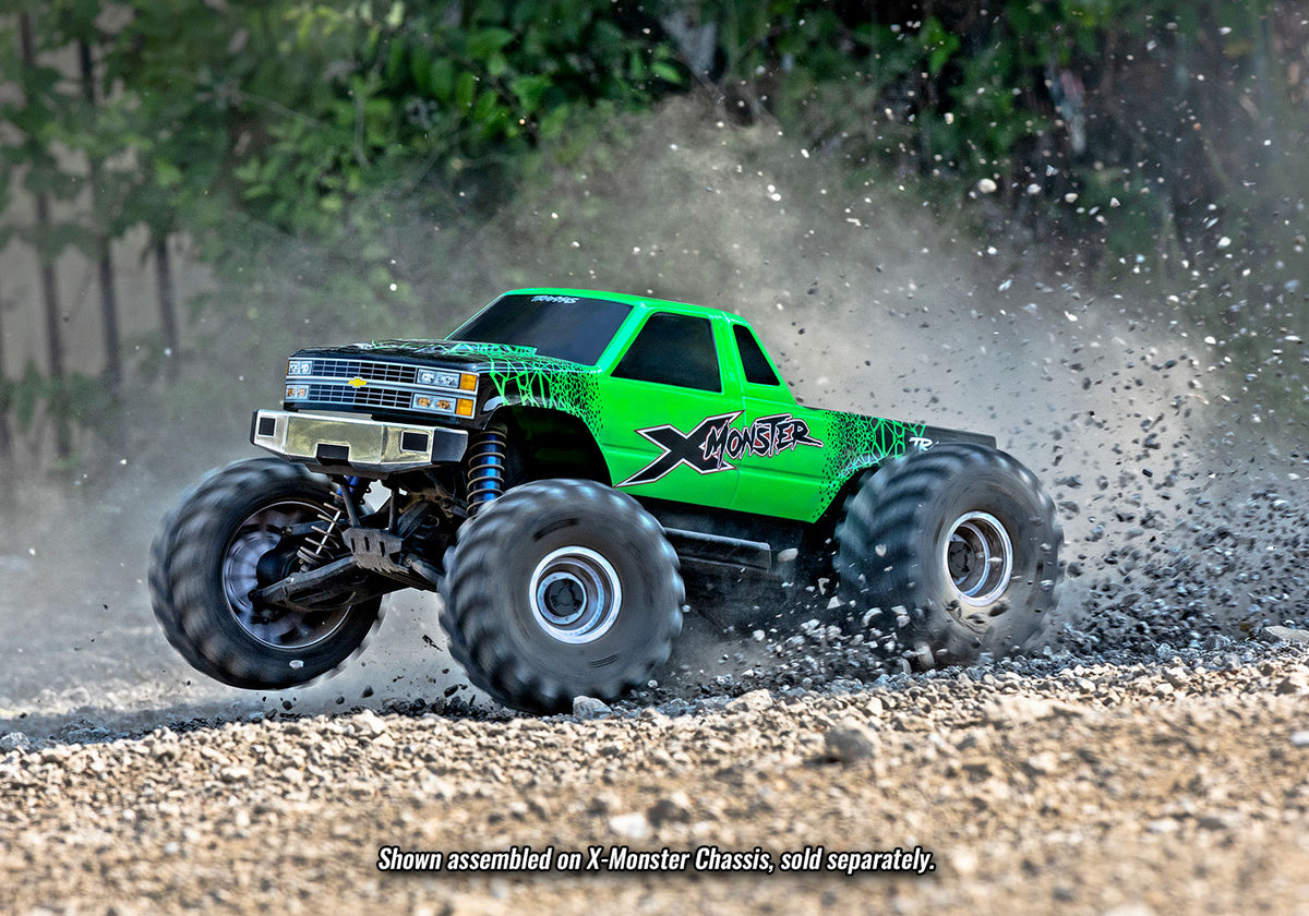 Traxxas 7697-GRN — Traxxas 7697-GRN Green X-Monster Chevrolet GMT400 CK Truck Body