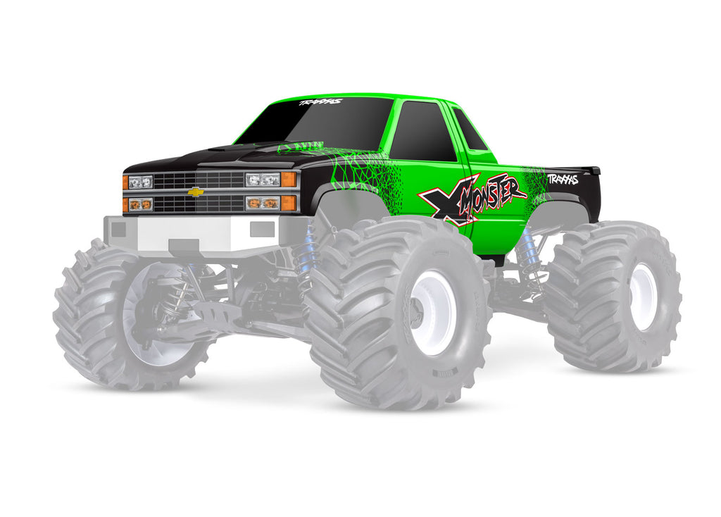 Traxxas 7697-GRN — Traxxas 7697-GRN Green X-Monster Chevrolet GMT400 CK Truck Body