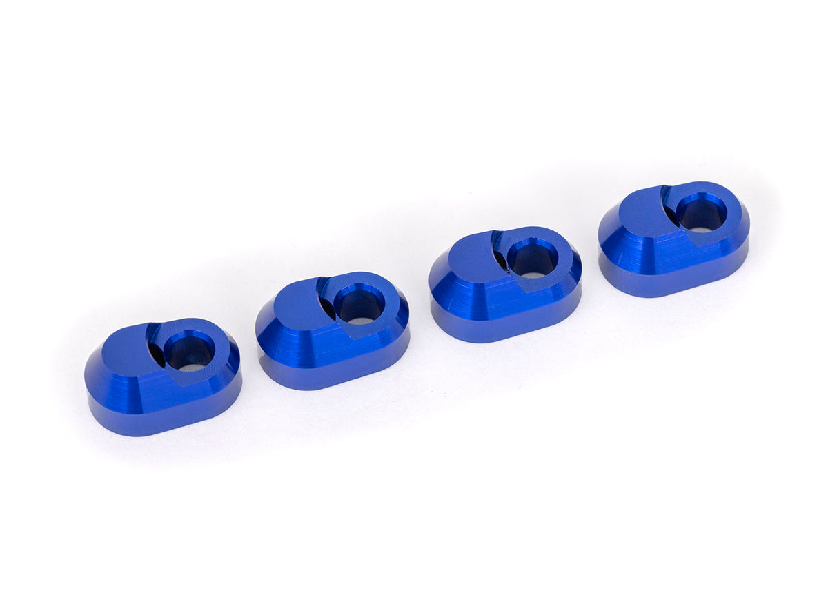Traxxas 7743-BLUE — Traxxas 7743-BLUE Blue Aluminum Suspension Pin Retainers (4)