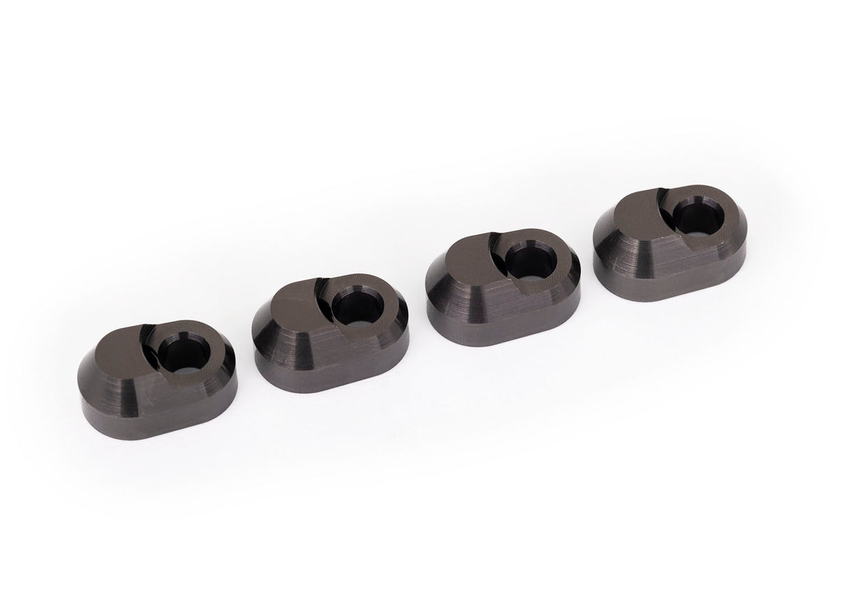 Traxxas 7743-GRAY — Traxxas 7743-GRAY Gray Aluminum Suspension Pin Retainers (4)