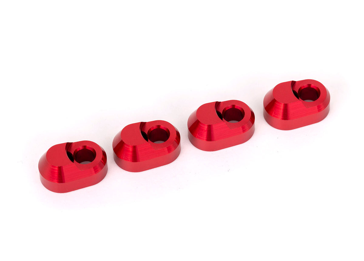 Traxxas 7743-RED — Traxxas 7743-RED Red Aluminum Suspension Pin Retainers (4)